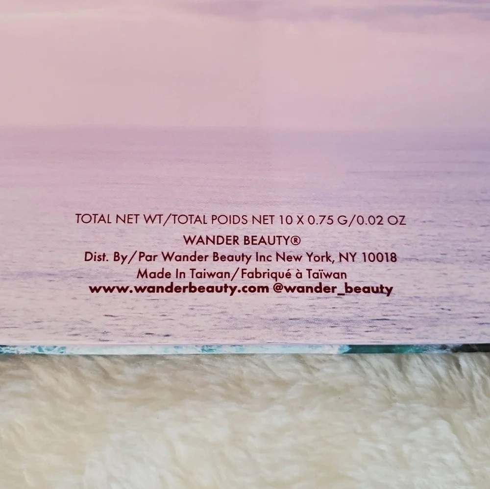 Wander Beauty Wanderess Escape 10 Eyeshadow Matte Shimmer Satin Palette New